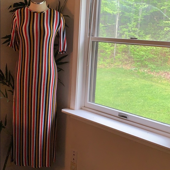 ⚡️🥳 Zara Collection | long striped dress - Picture 1 of 11